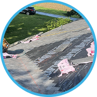 Asphalt Shingle Roofing Icon